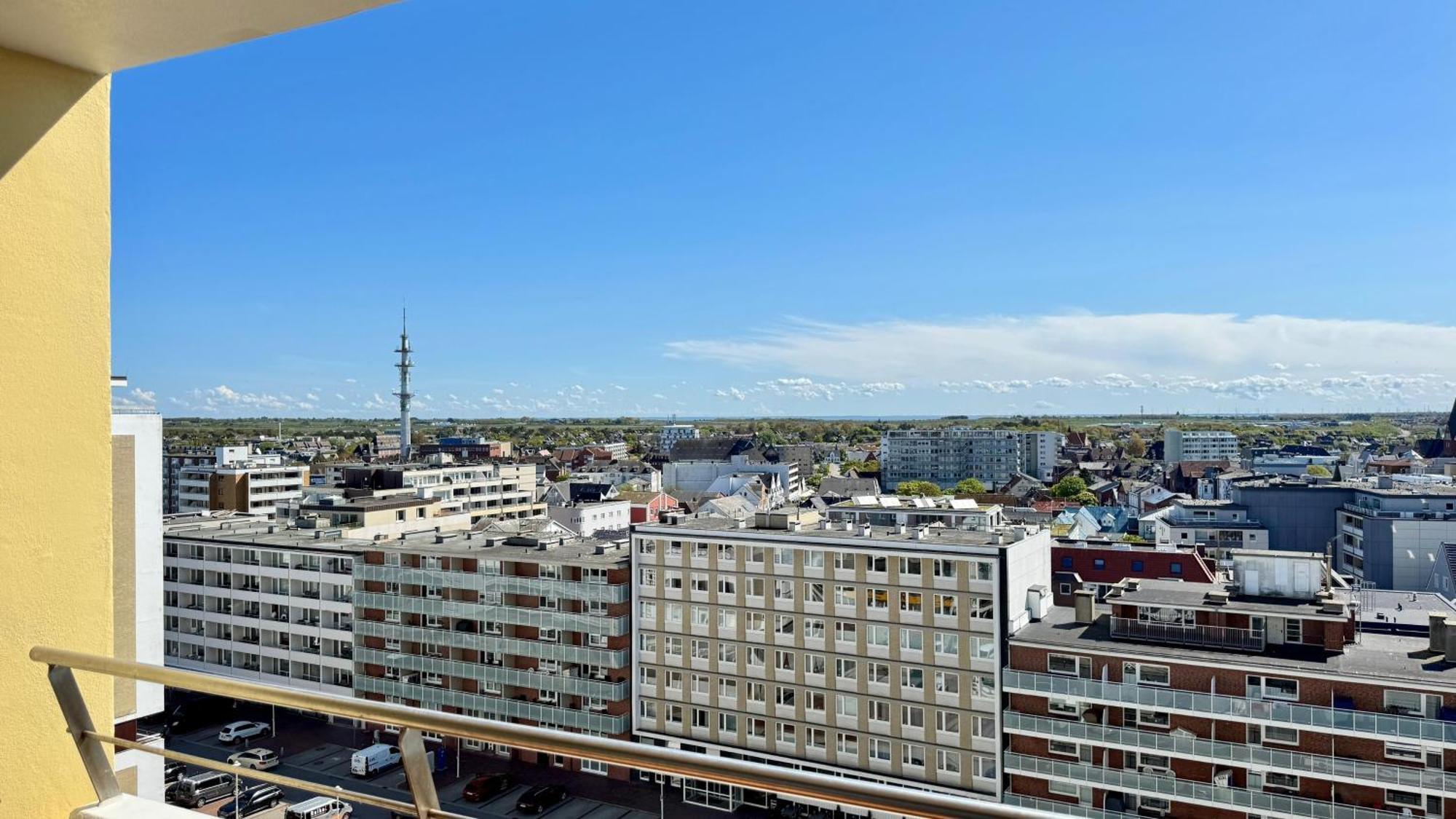 1-194, Traumhafter Blick Ueber Westerland Im Haus Metropol, 8 Etage Kültér fotó